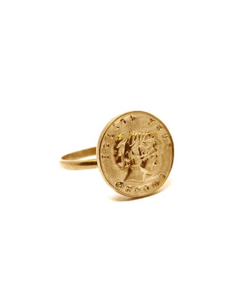 Fashion accessory, Jewellery, Coin, Metal, Gold, Cufflink, Ring, Brass, 