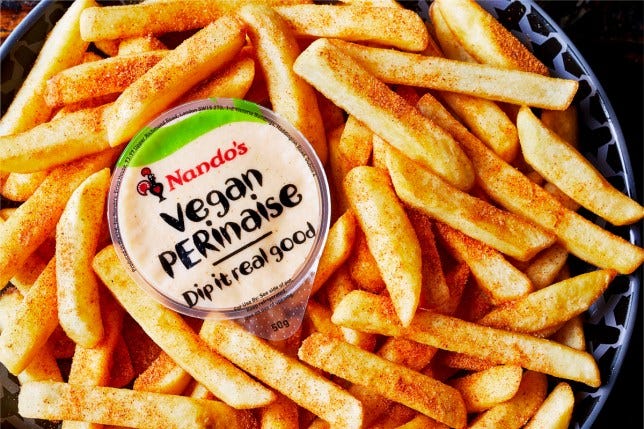 nando's vegan perinaise