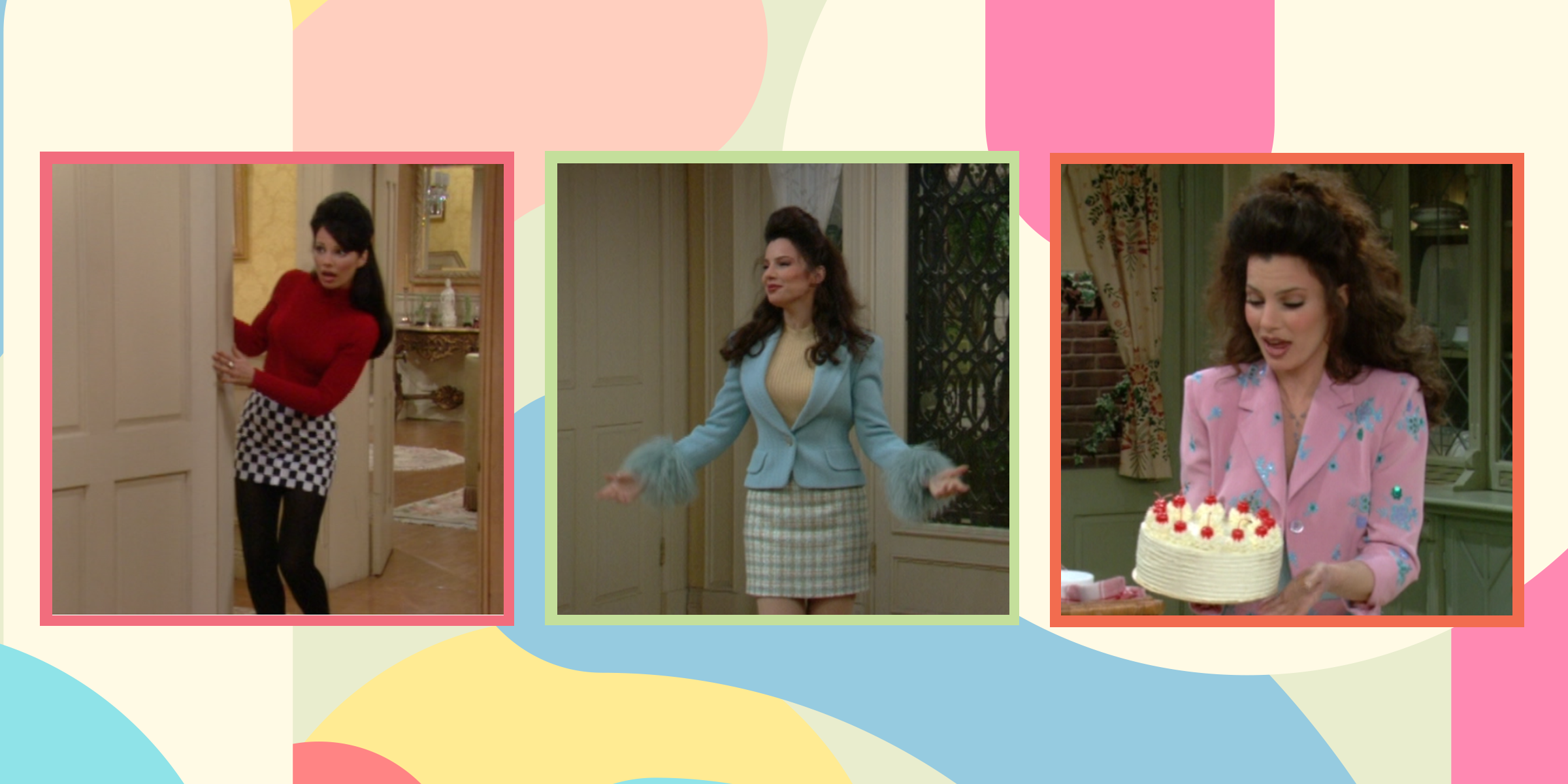 1990's Moschino Red Leather Heart Bag seen on The Nanny