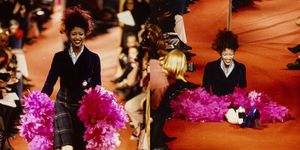 united kingdom   circa 1993 vivienne westwood fall 1993 rtw runway show photo by guy marineauconde nast via getty images