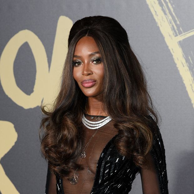 naomi campbell at a fashion for relief event