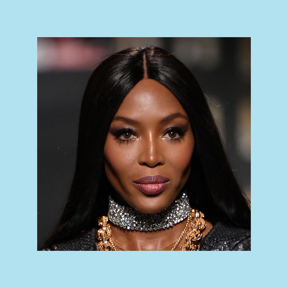 naomi campbell on the moschino x hm runway 2018