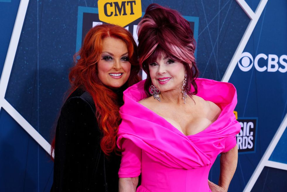 nashville, tennessee   april 11 wynonna judd and naomi judd of the judds attend the 2022 cmt music awards at nashville municipal auditorium on april 11, 2022 in nashville, tennessee photo by jeff kravitzgetty images for cmt