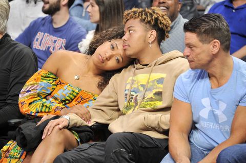 celebrities at the los angeles clippers game
