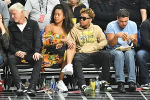 celebrities at the los angeles clippers game