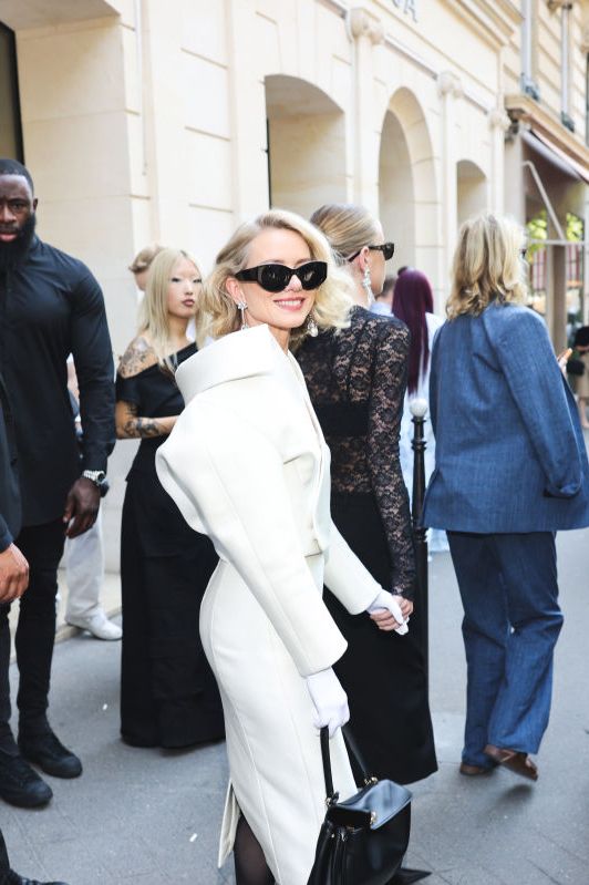 balenciaga outside arrivals paris fashion week haute couture fallwinter 2024 2025