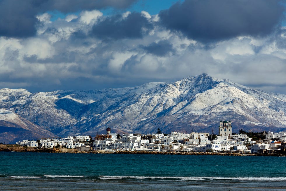 naoussa, paros island, cyclades, agean sea, greece