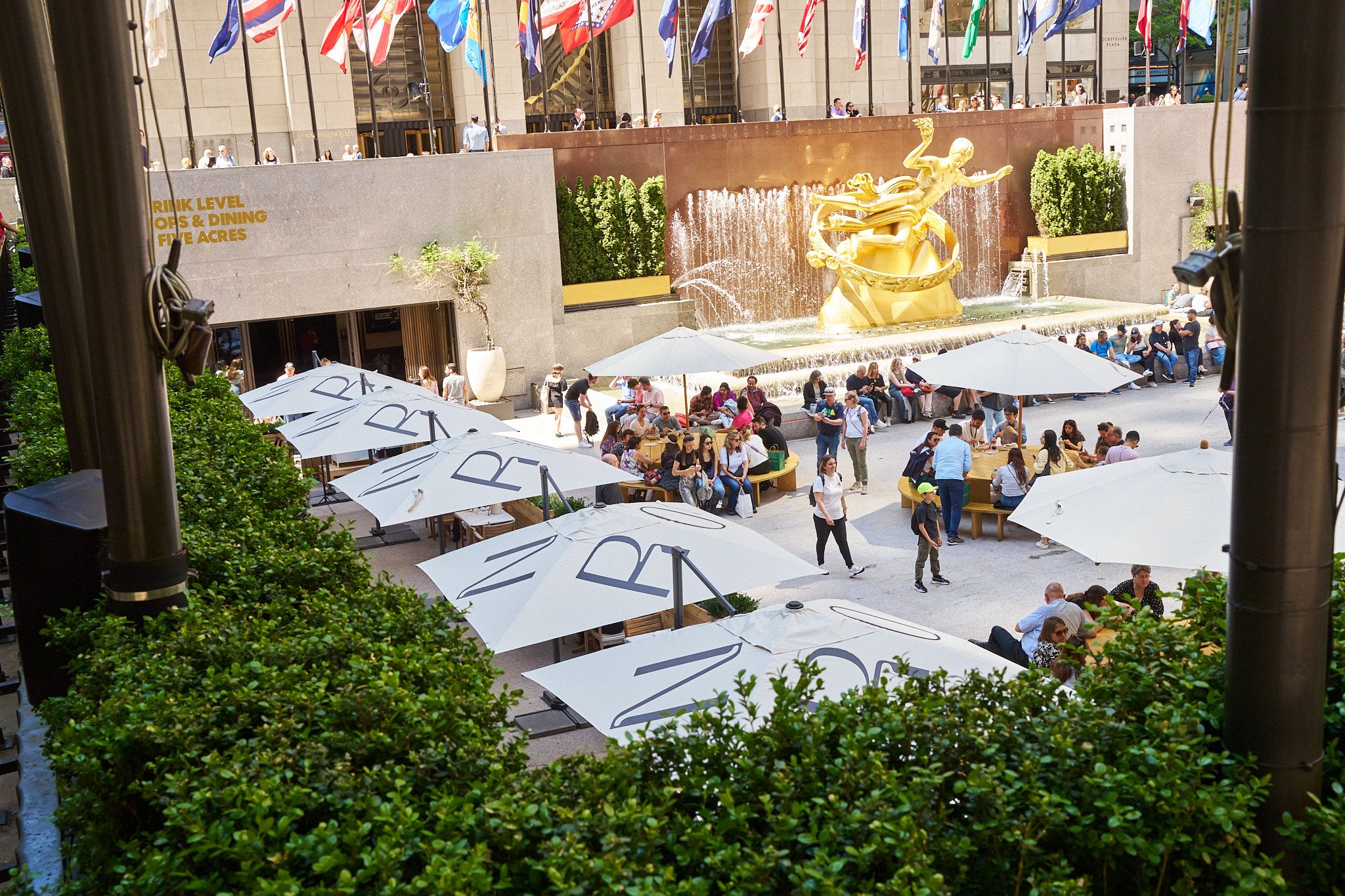 Outdoor dining near rockefeller center sale