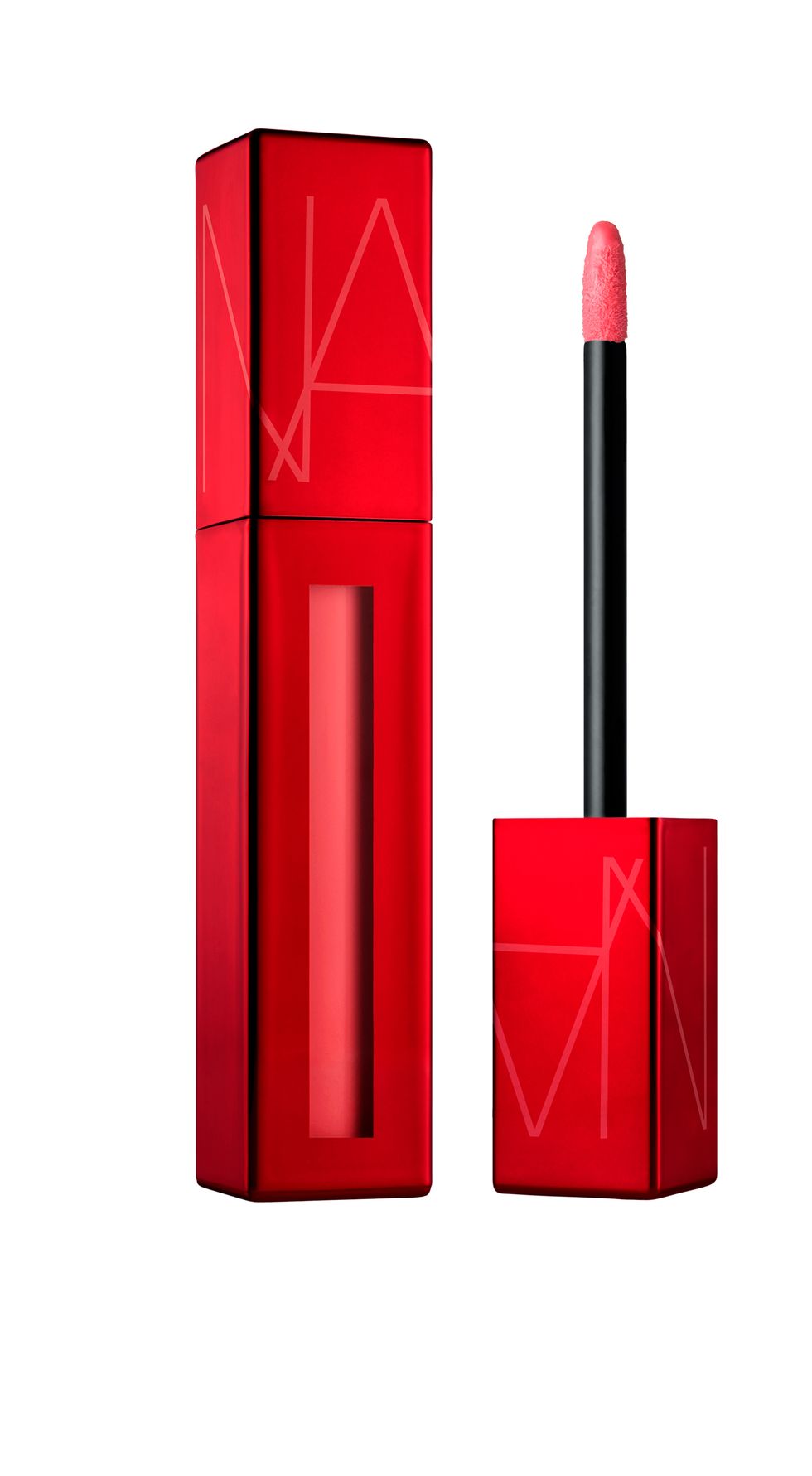 Red, Lipstick, Product, Beauty, Cosmetics, Material property, Rectangle, Magenta, Gloss, Lip gloss, 