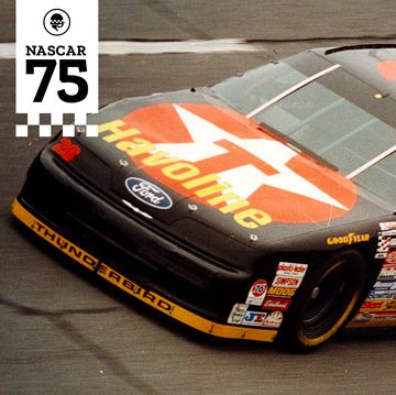 davey allison races in the 1992 winston cup all star event