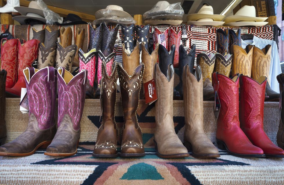 Cowboy boots for sale in Nashville.