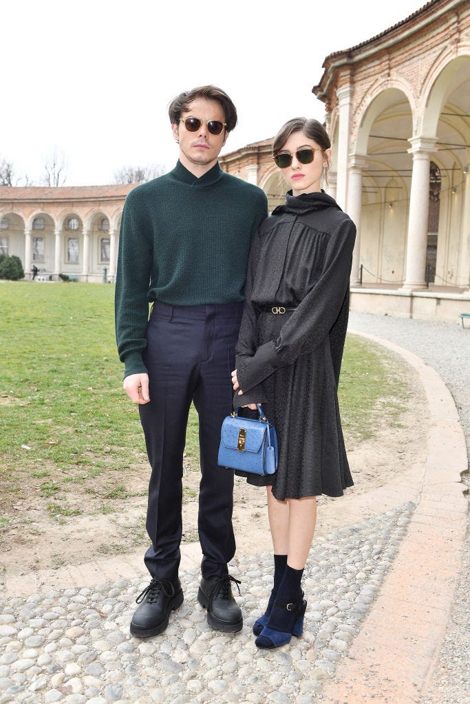 Natalia Dyer Had a Stranger Things Reunion at Salvatore Ferragamo's Fall  2019 Show in Milan