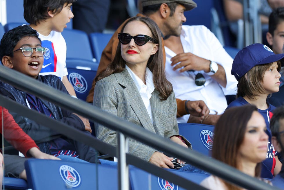 celebrities at paris saint germain v clermont foot ligue 1 uber eats