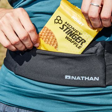 nathan running Collection belt