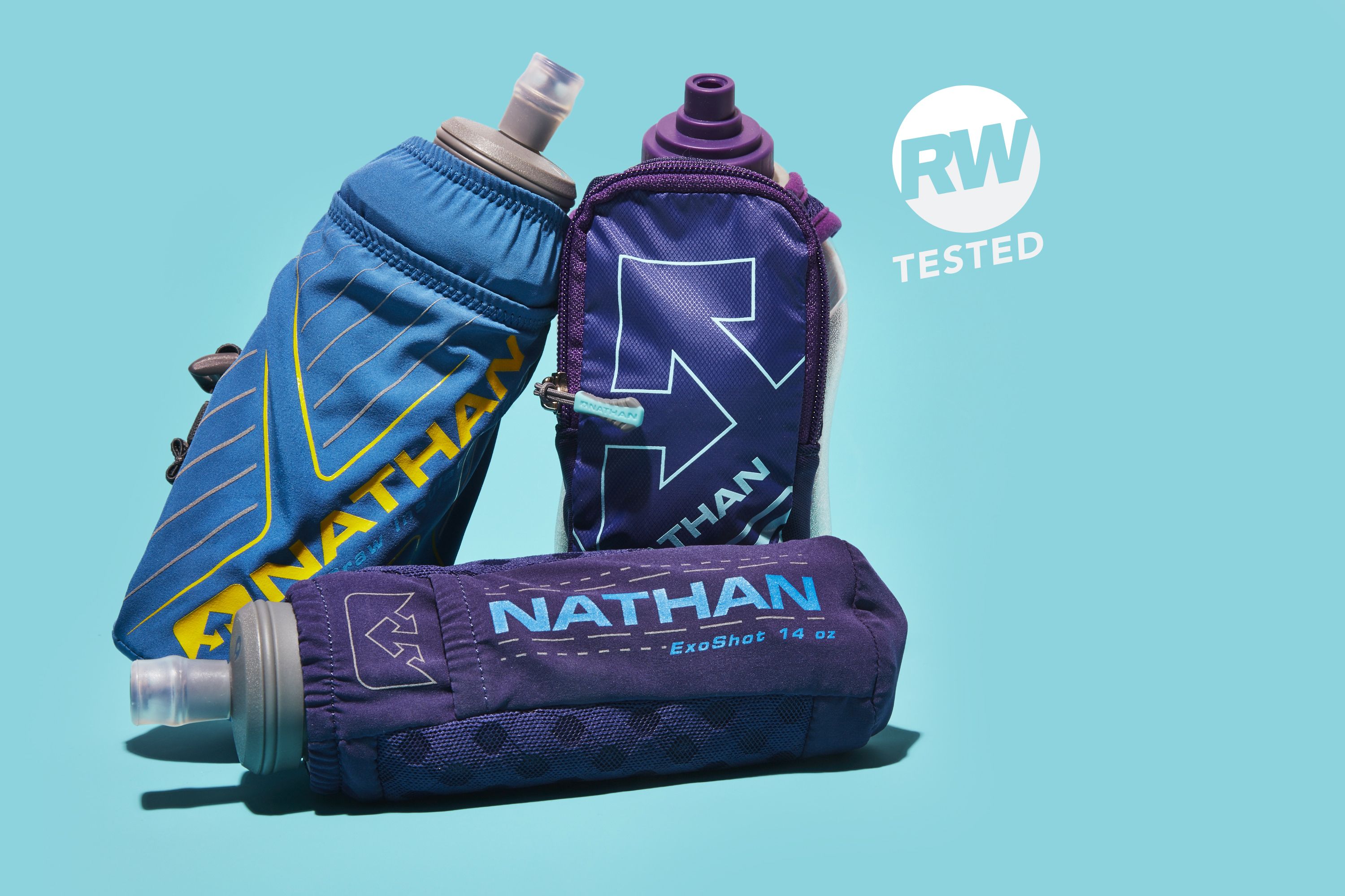 Nathan ExoDraw 2.0 18oz Handheld Bottle Estate Blue-Periwinkle