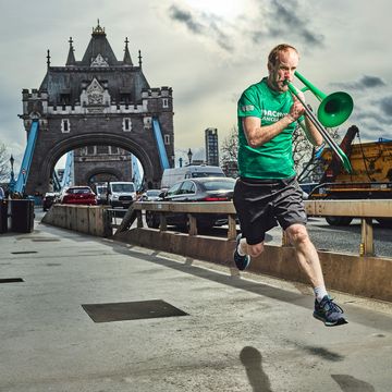 nathaniel dye london marathon trombone
