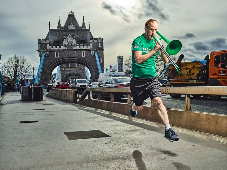nathaniel dye london marathon trombone