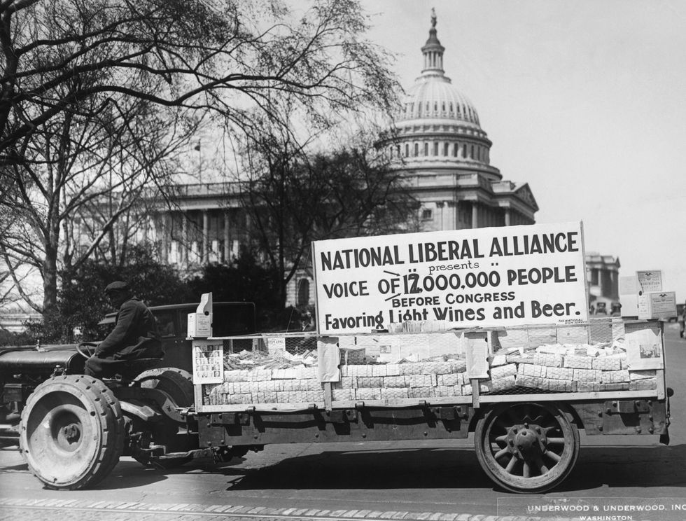Beer Truck Used As Polling Place