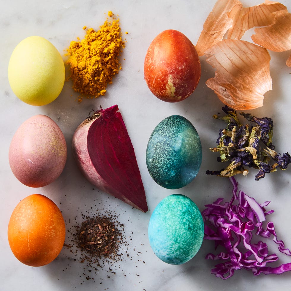 natural dye easter eggs