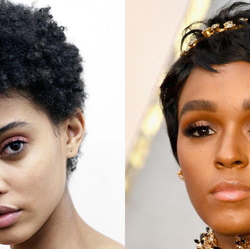 Short, Edgy Haircuts on Black Female Celebs
