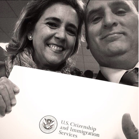 Jose Andres and wife immigrant citizenship