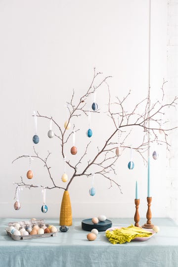 Naturally Dyed Eggs - DIY Easter Tree Ideas