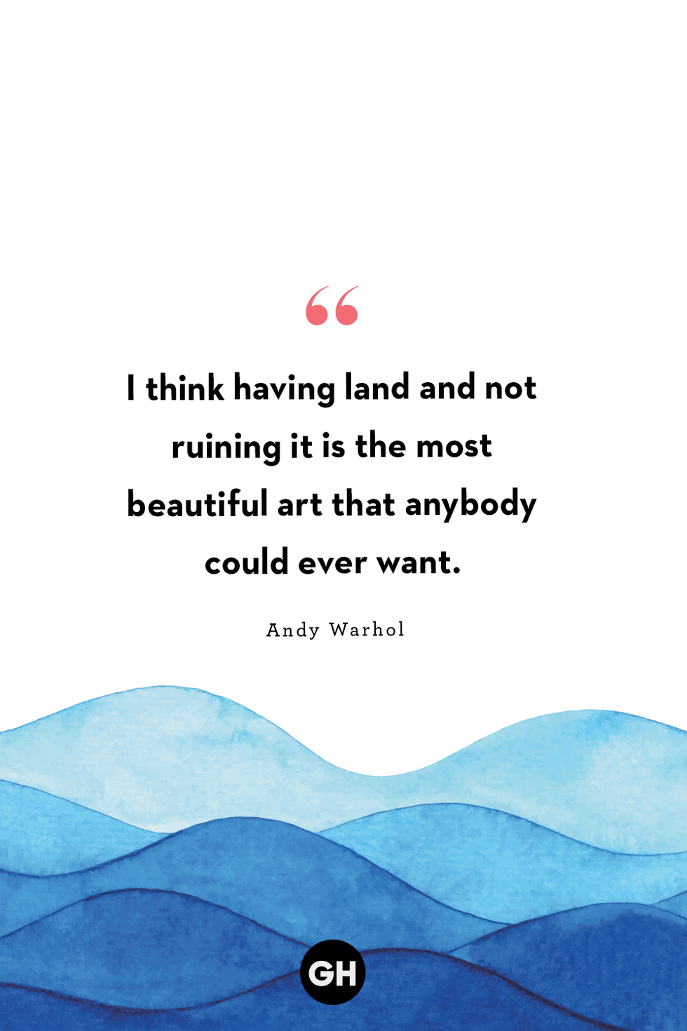quote about nature by andy warhol