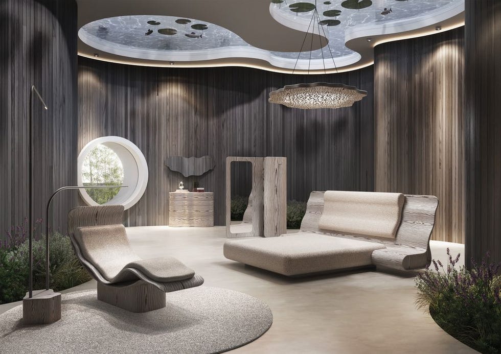 Interior design, Wall, Room, Floor, Interior design, Ceiling, Couch, Grey, Design, Living room, 