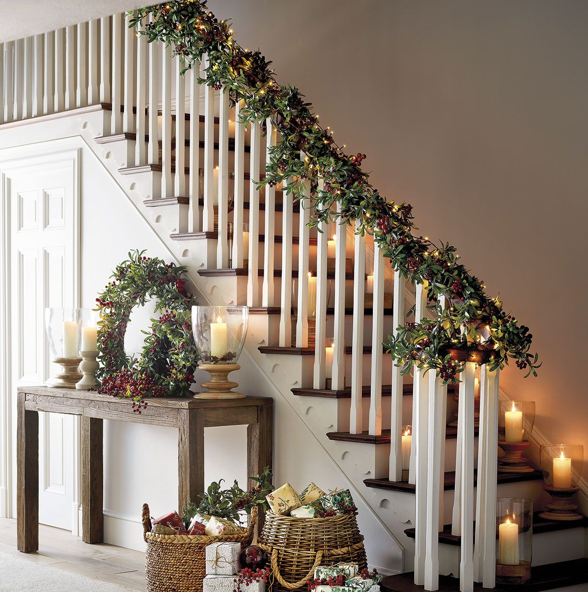 23 maneras de utilizar una escalera de madera para decorar