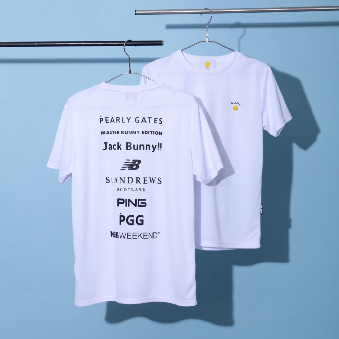 人気ゴルフアパレル8ブランドによるロゴ入り限定チャリティTシャツが発売に