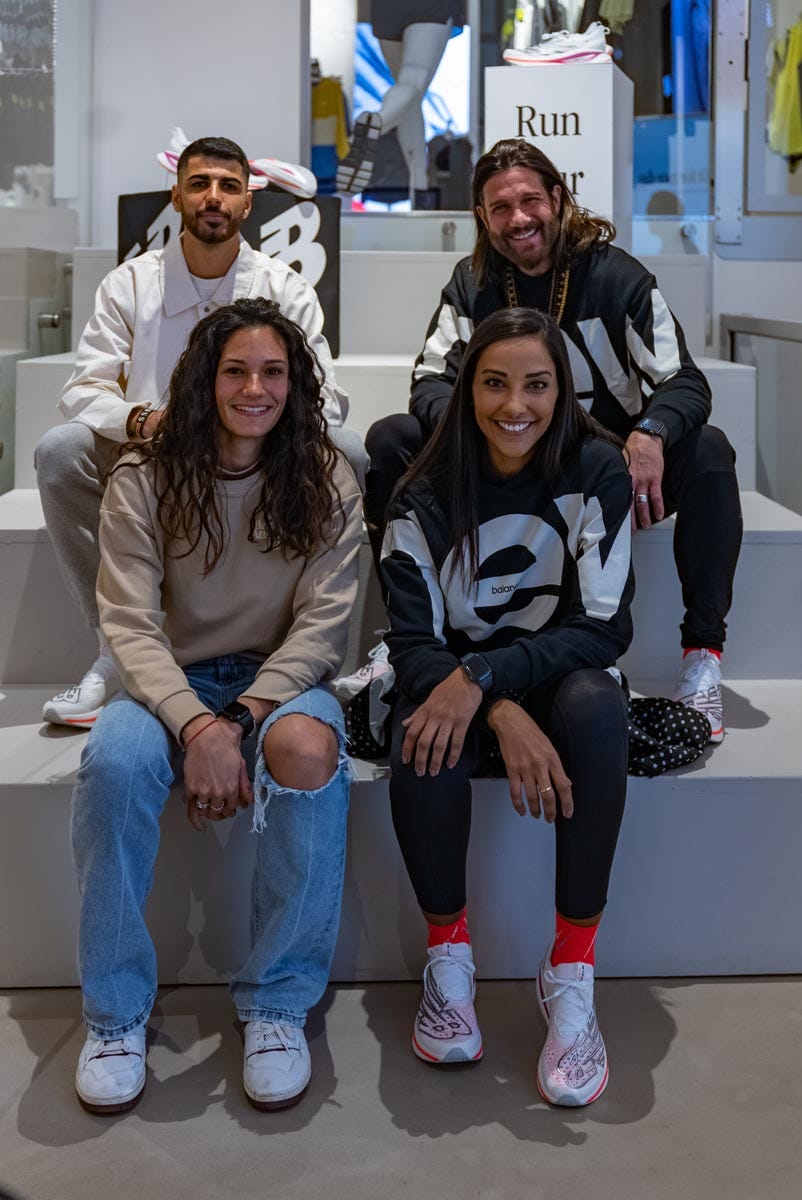 edoardo stoppa e juliana moreira prima maratona londra new balance