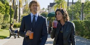 “overdue”   pictured eric christian olsen lapd liaison marty deeks and daniela ruah special agent kensi blye the ncis team’s murder investigation of a man who sold military information leads to the abduction of a doctor whose cutting edge neurotechnology could be developed into advanced weaponry also, team members are interviewed by fletc to see if deeks would make a good ncis agent, and callen tries to have an important talk with arkady, on ncis los angeles, sunday, jan 3 830 930 pm, et800 900 pm, pt on the cbs television network photo ron jaffecbs ©2020 cbs broadcasting, inc all rights reserved