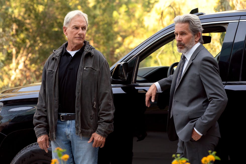 cbs 'ncis' mark harmon gibbs gary cole parker