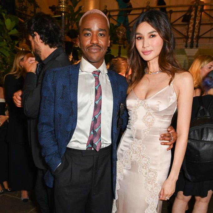 london, england september 05 ncuti gatwa and gemma chan attend the elle style awards 2023, in partnership with tiffany co at the old sessions house on september 5, 2023 in london, england photo by dave benettgetty images for elle style awards 2023