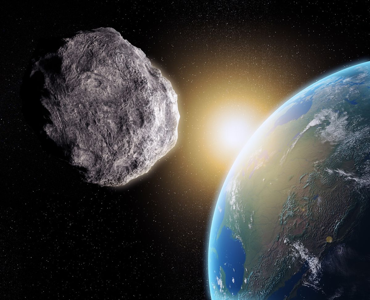near earth asteroid artwork
