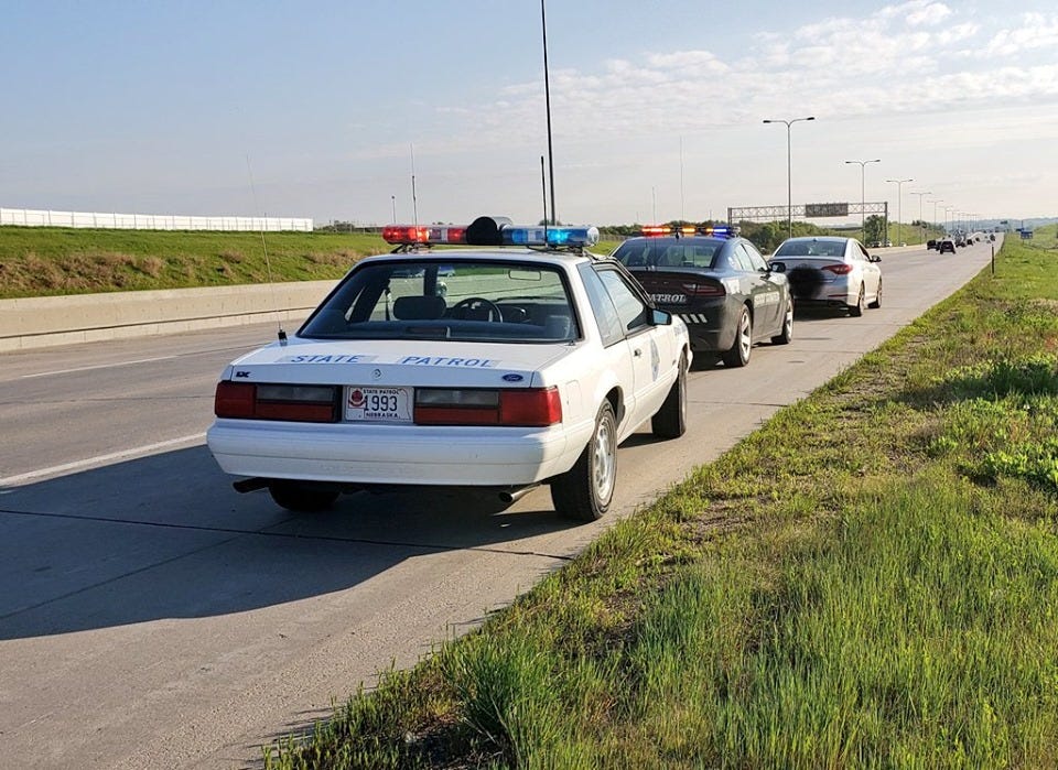 The Nebraska State Patrol Has a 1993 Ford Mustang SSP In Service