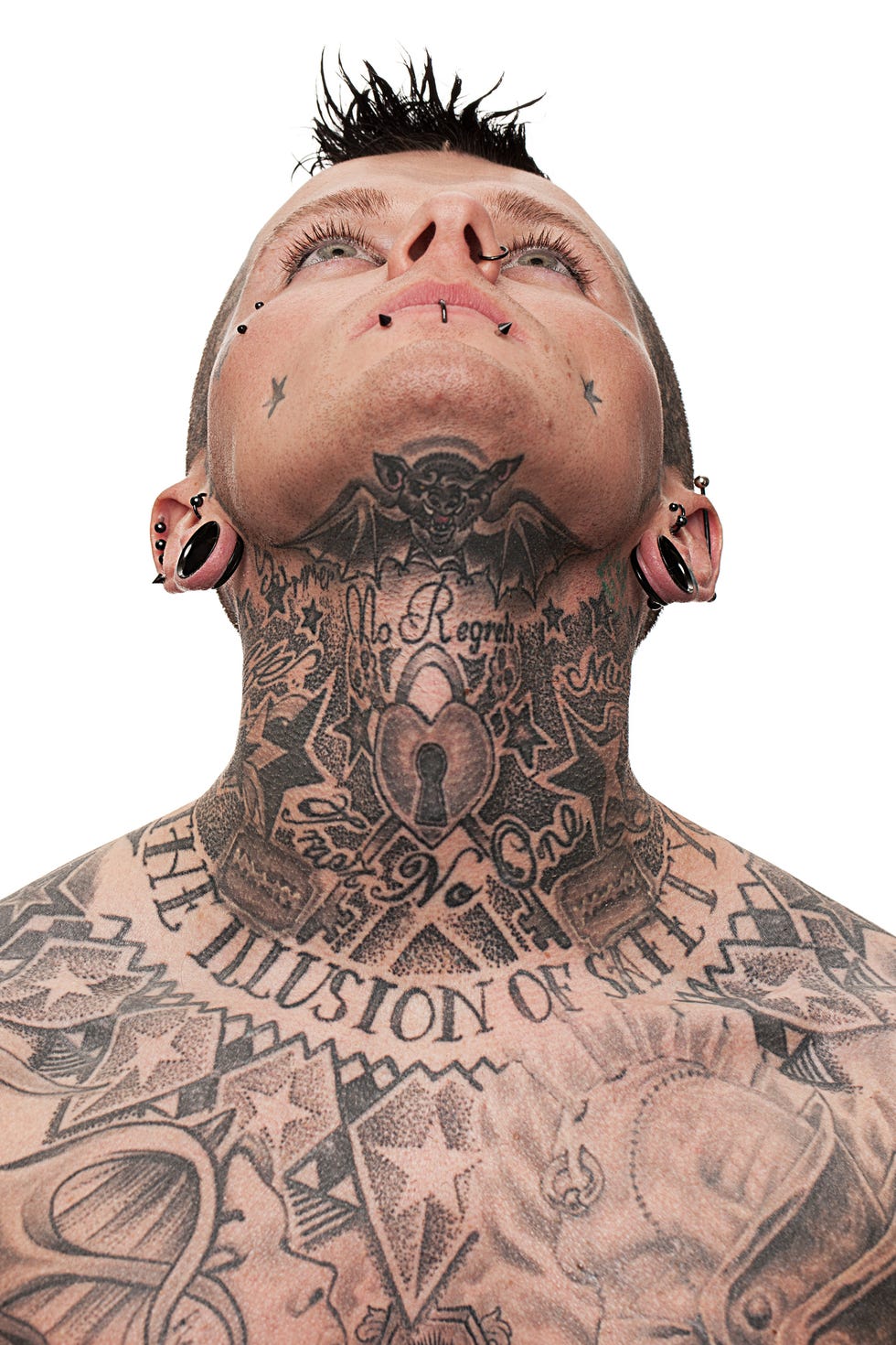 back of neck tattoos men