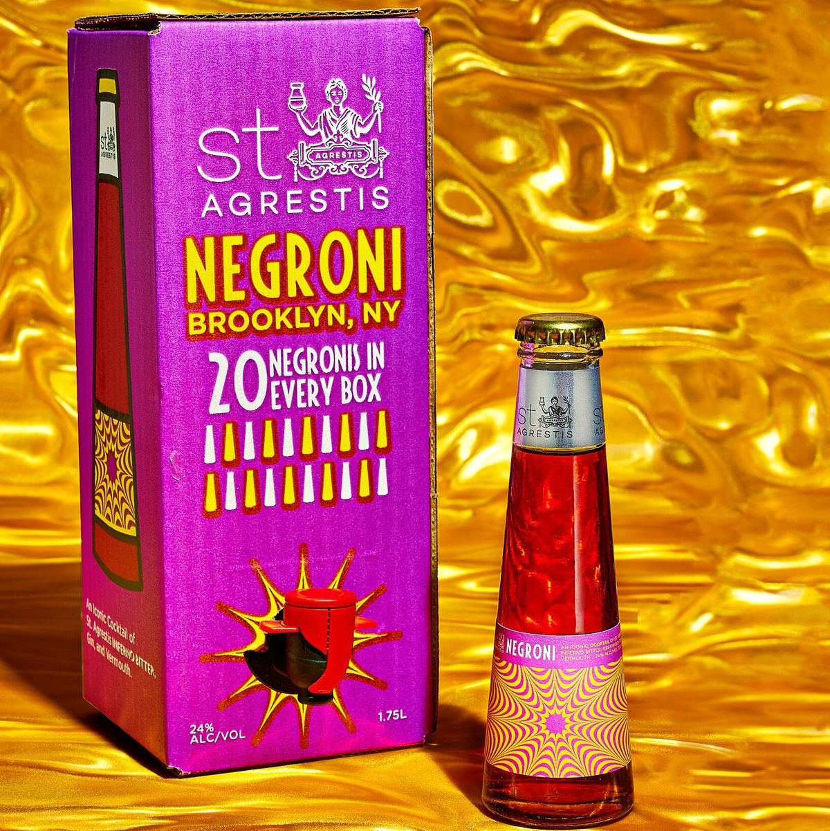 st agrestis negroni in a box