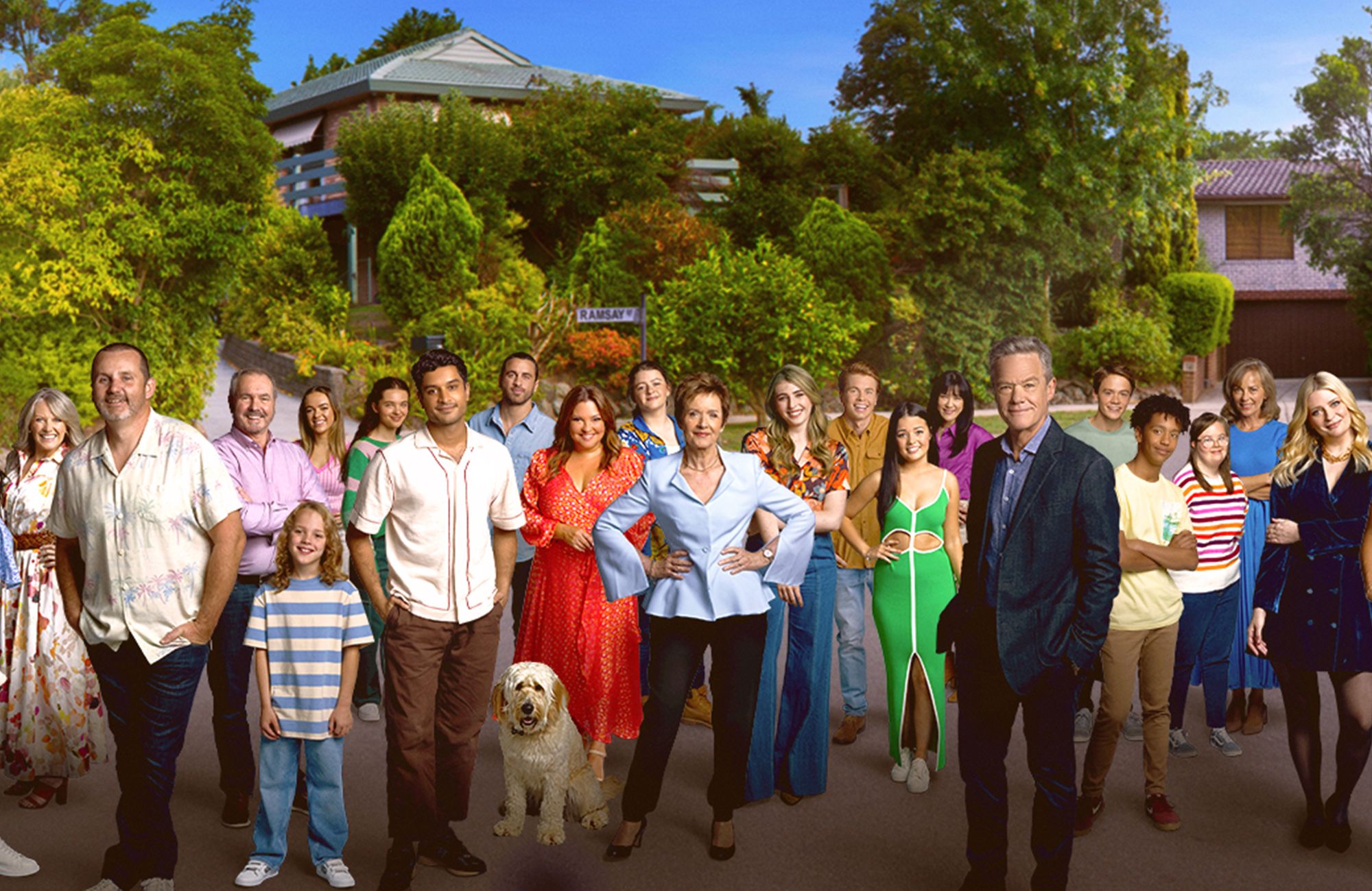 2023 full permanent cast photo revealed. : r/neighbours