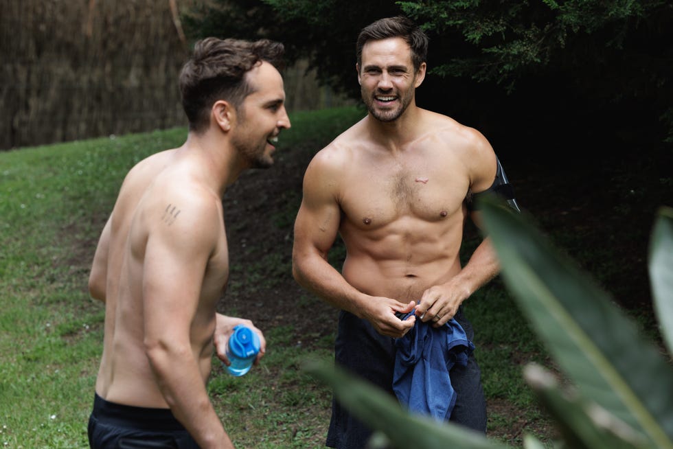 rhett norman and aaron brennan in neighbours