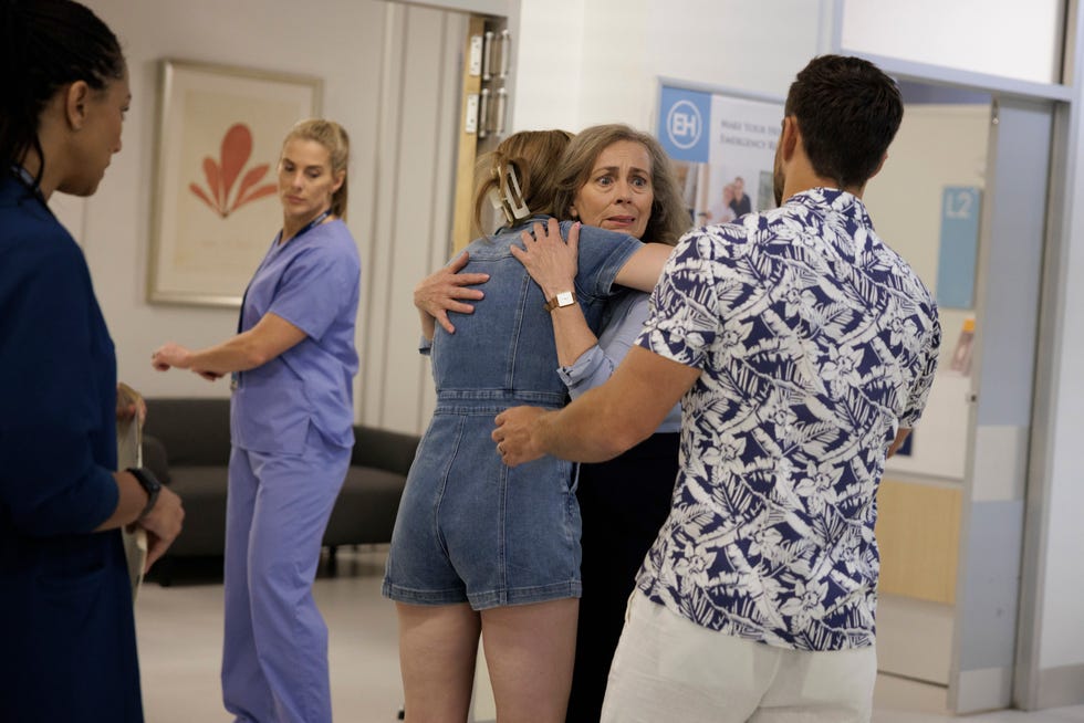 remi varga murphy, nicolette stone, jane harris and aaron brennan in neighbours