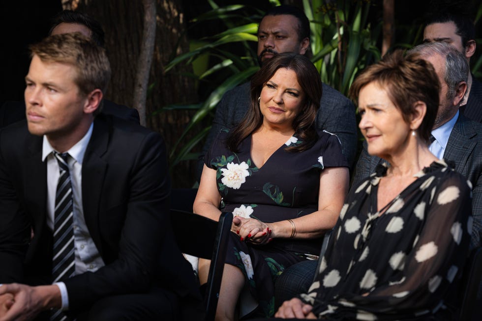 amanda harris's memorial service in neighbours