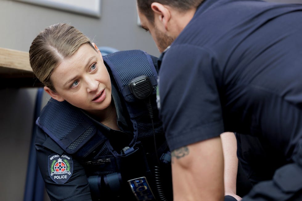 Cara Varga-Murphy and Andrew Rodwell in Neighbours cara varga murphy and andrew rodwell in neighbours