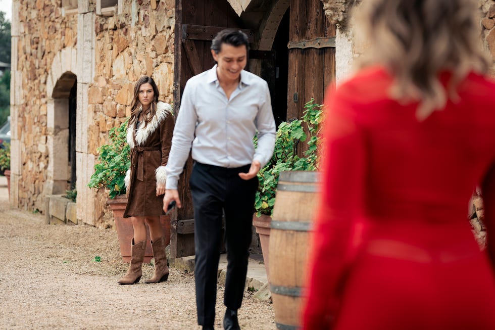 fallon morell, leo tanaka and krista sinclair in neighbours