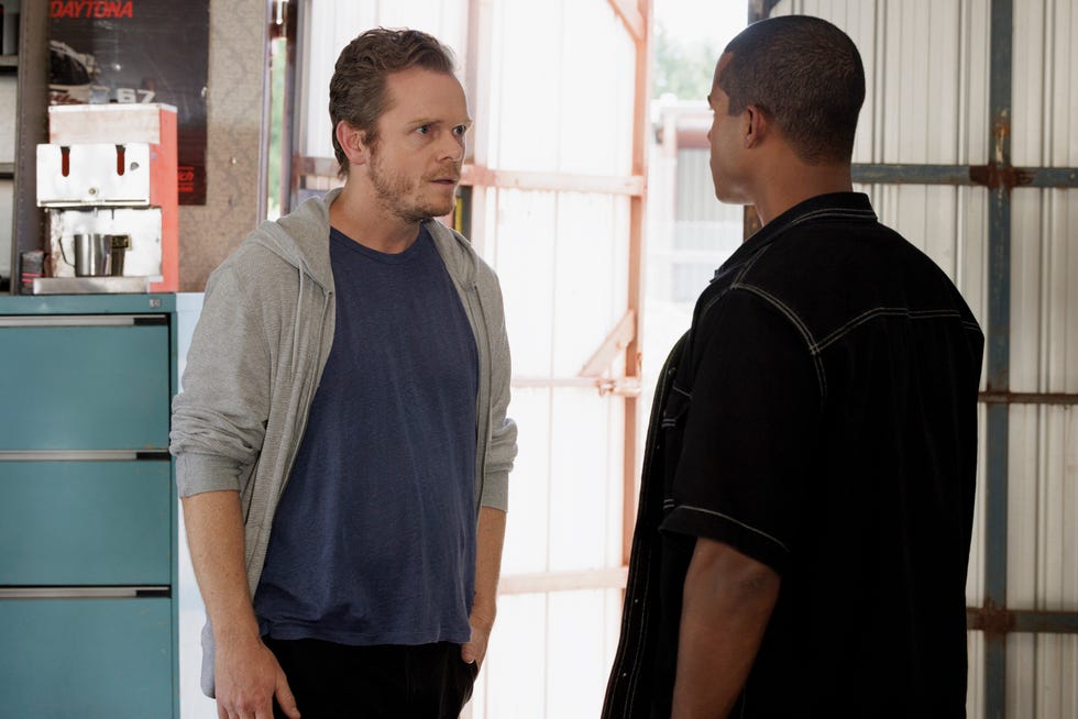 Gavin Bowman and Taye Obasi in Neighbours gavin bowman and taye obasi in neighbours