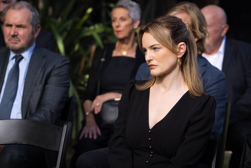 amanda harris's memorial service in neighbours