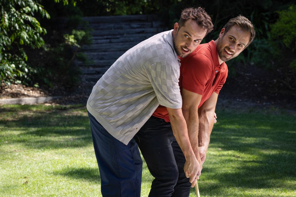 rhett norman and aaron brennan in neighbours
