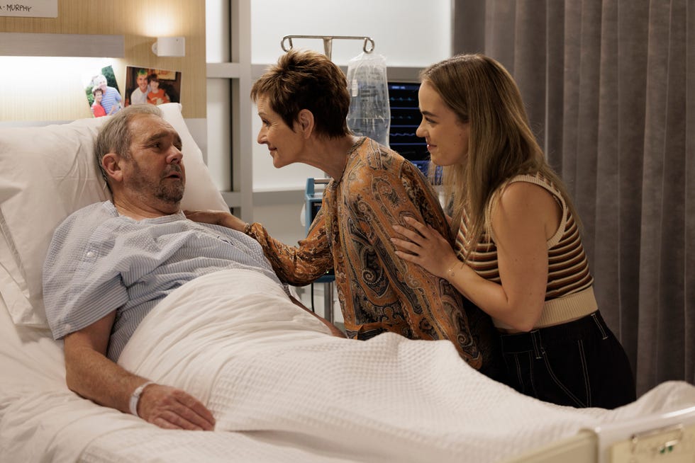 Karl Kennedy, Susan Kennedy and Holly Hoyland in Neighbours karl kennedy, susan kennedy and holly hoyland in neighbours
