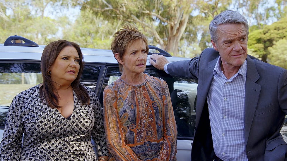 Terese Willis, Susan Kennedy and Paul Robinson in Neighbours terese willis, susan kennedy and paul robinson in neighbours