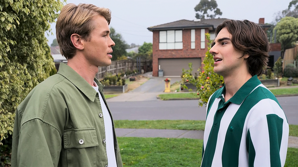 byron stone and max ramsay in neighbours